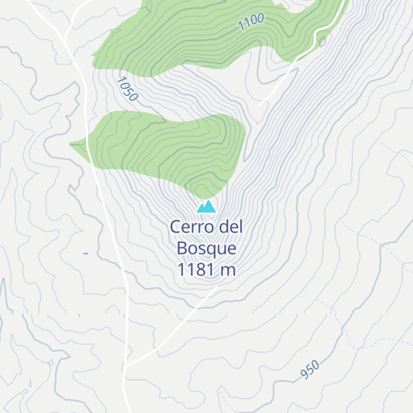Map of Cerro del Bosque