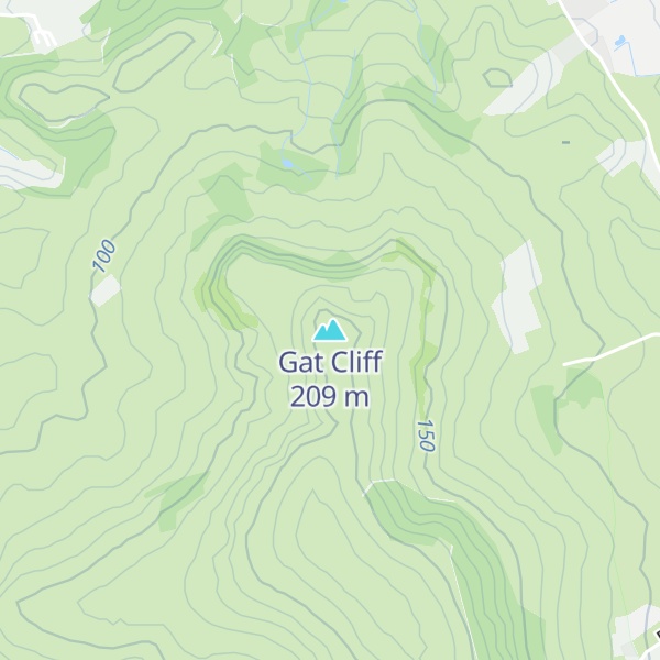 Map of Gat Cliff