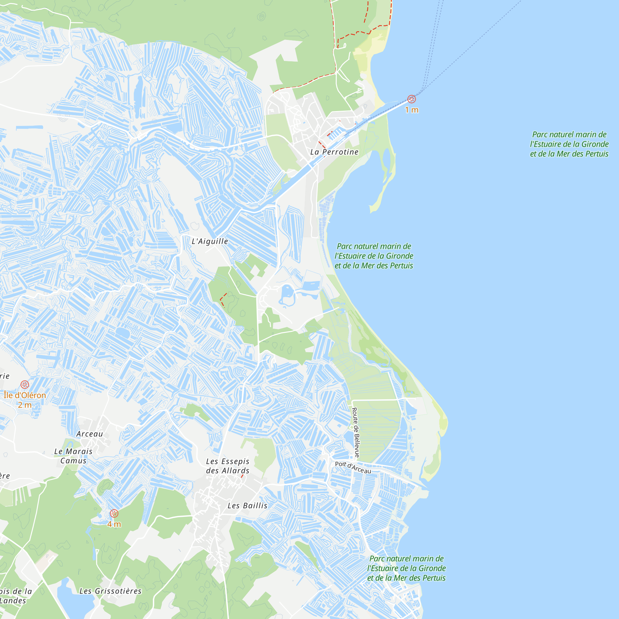 Cabane Ado map