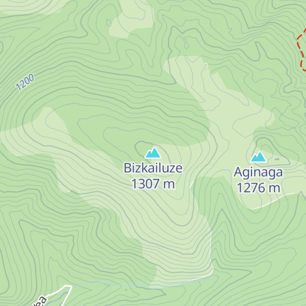 Map of Bizkailuze