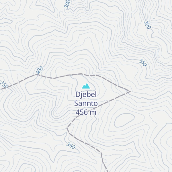 Map of Djebel Sannto