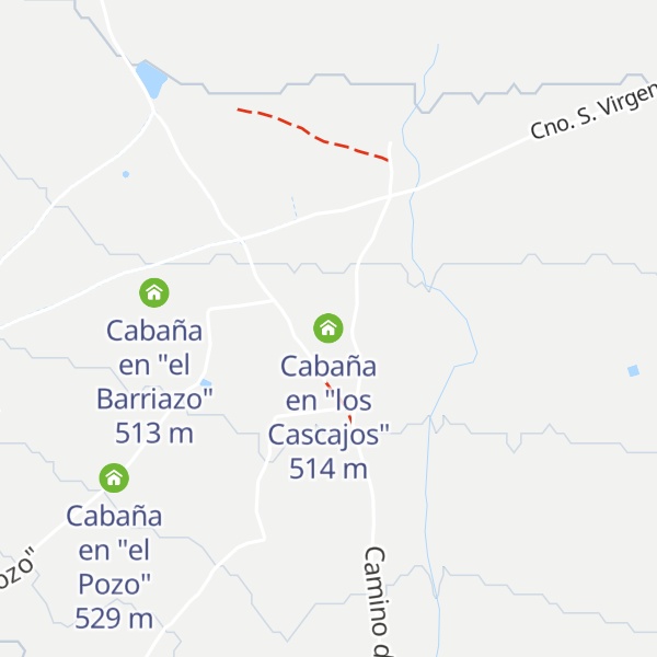 Map of Cabaña en "los Cascajos"