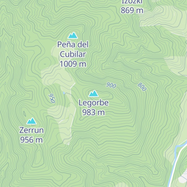 Map of Legorbe