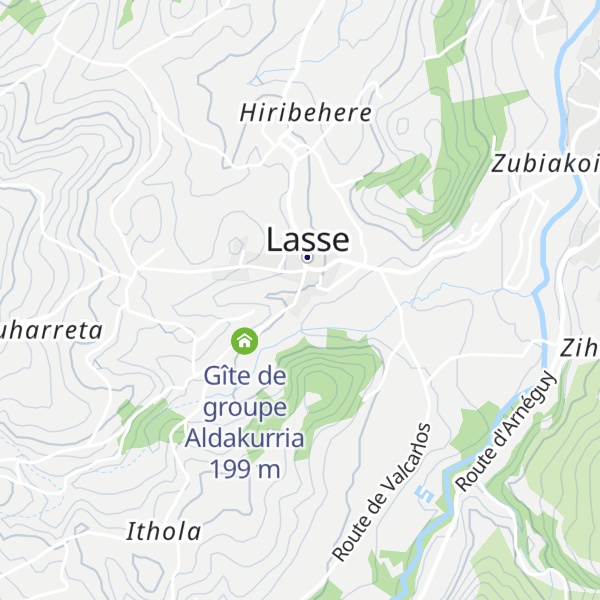 Map of Gîte Urondoa