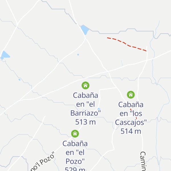 Map of Cabaña en "el Barriazo"