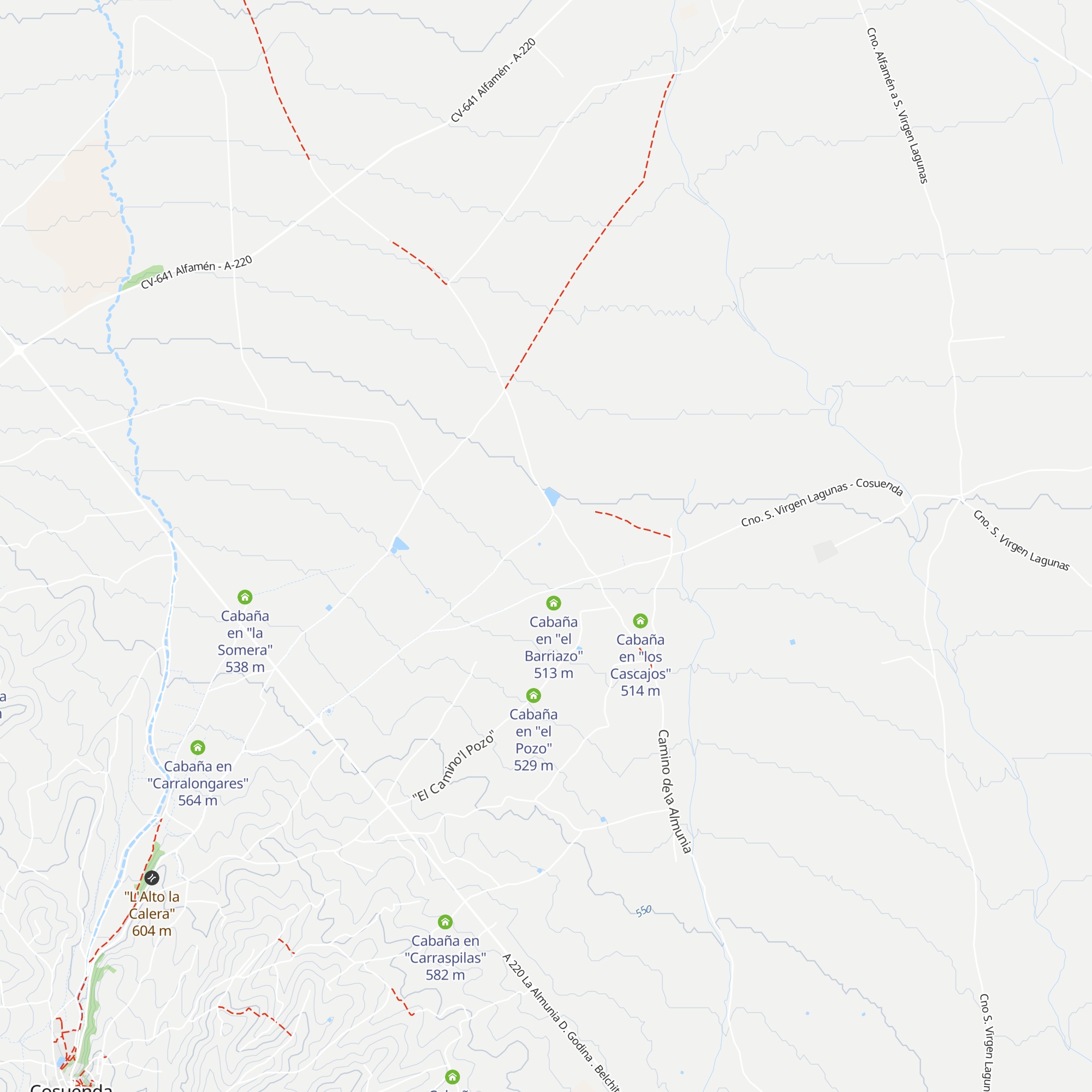Cabaña en "el Barriazo" map