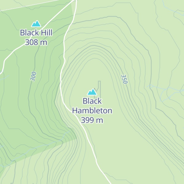 Map of Black Hambleton
