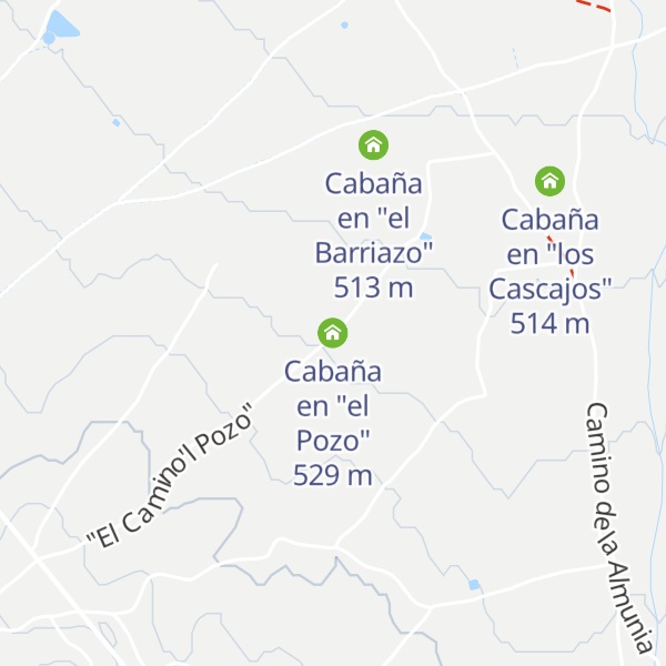 Map of Cabaña en "el Pozo"
