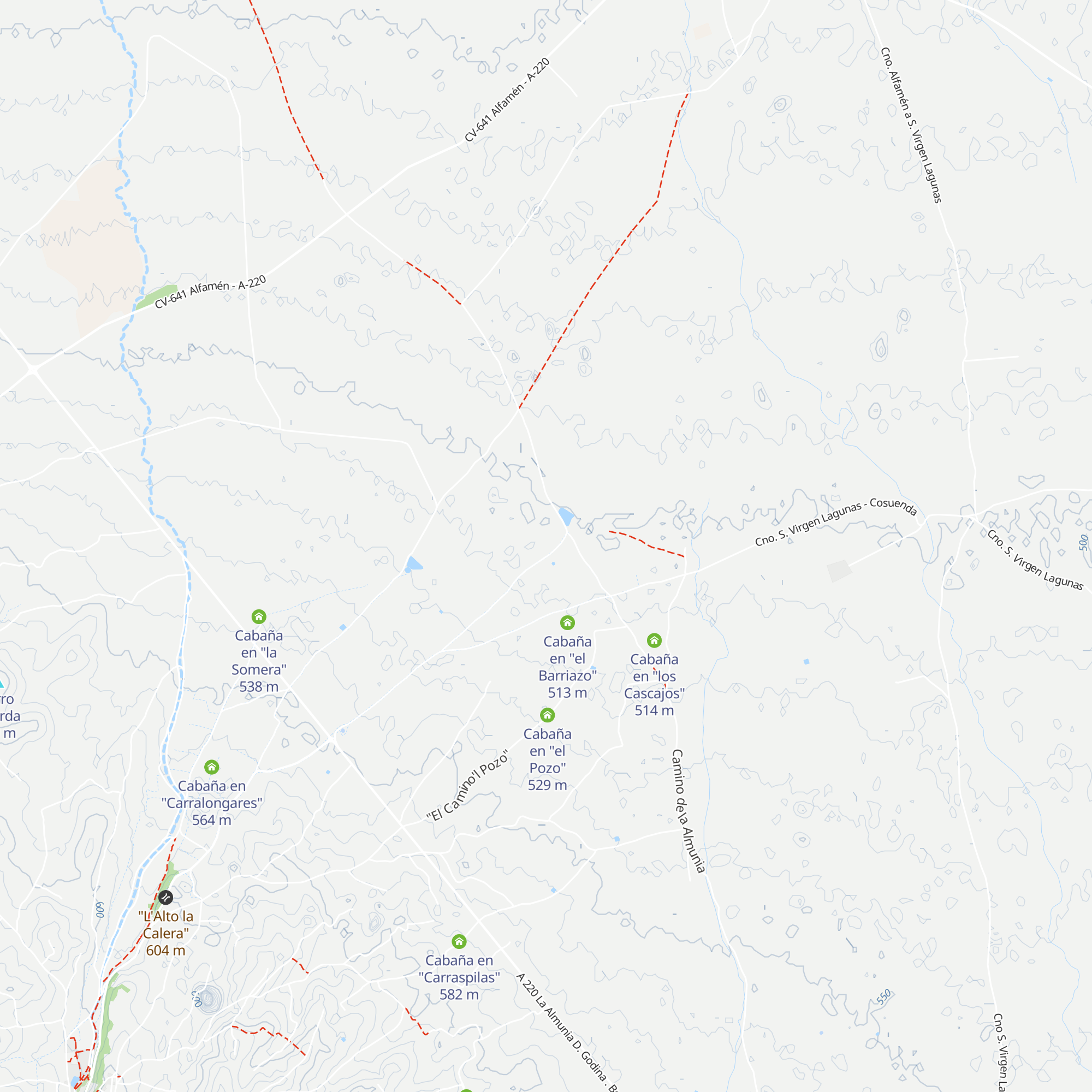 Cabaña en "el Barriazo" map