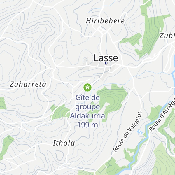 Map of Gîte de groupe Aldakurria