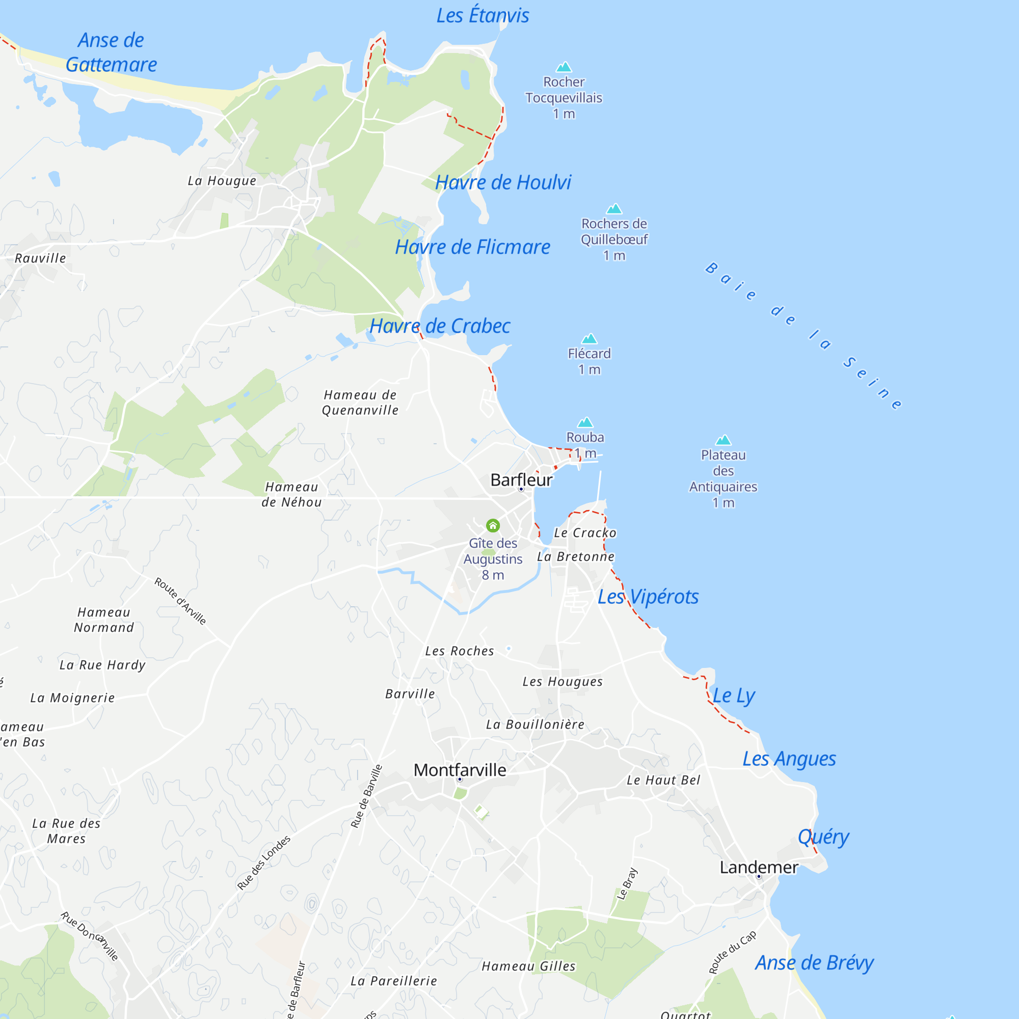 Office de Tourisme du Cotentin map