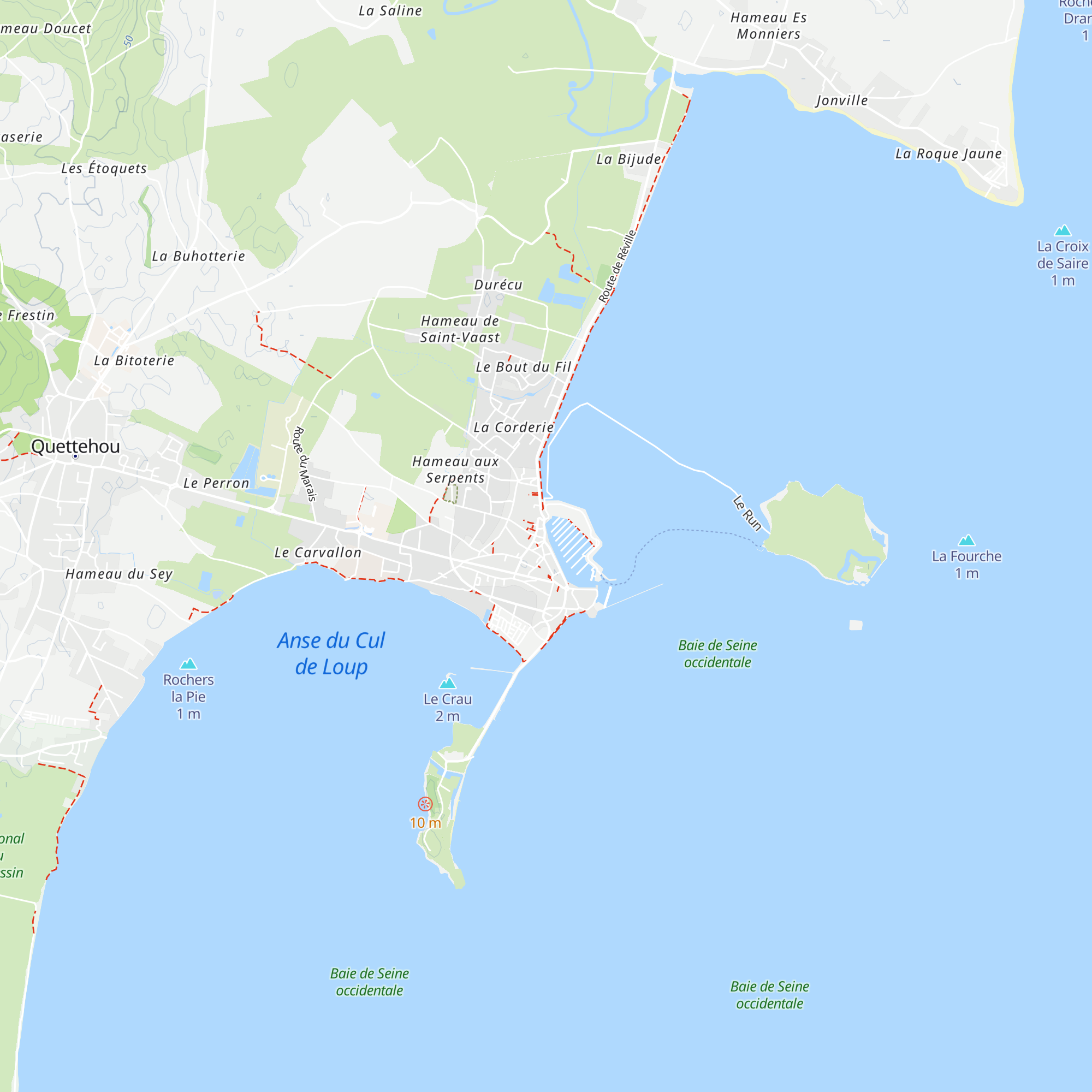 Office de Tourisme du Cotentin  map