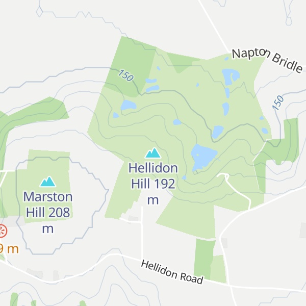 Map of Hellidon Hill