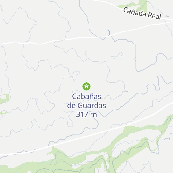 Map of Cabañas de Guardas