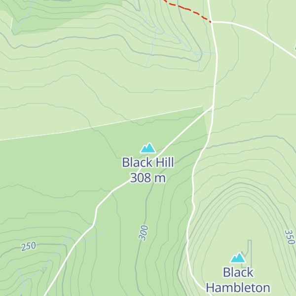 Map of Black Hill
