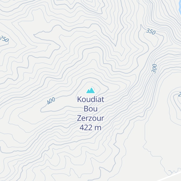 Map of Koudiat Bou Zerzour