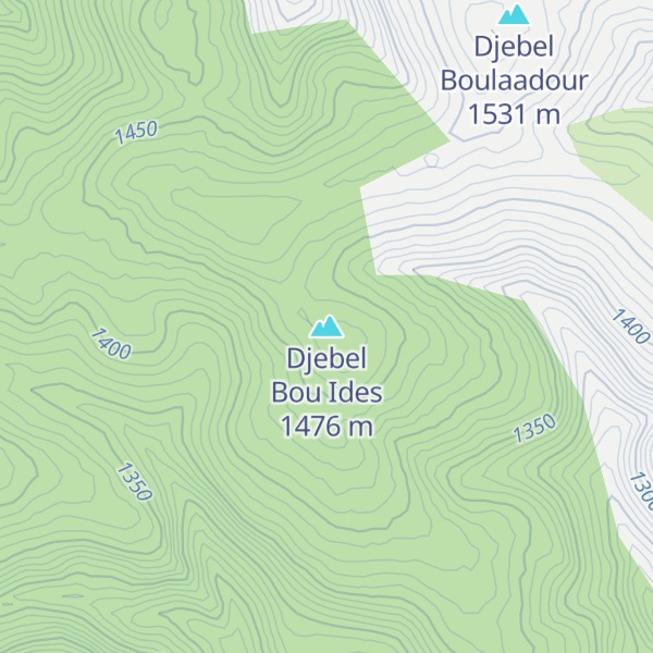 Map of Djebel Bou Ides