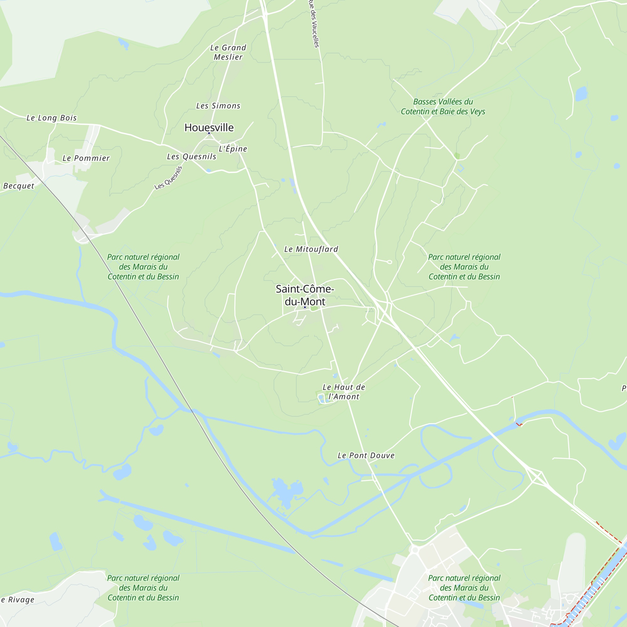 Gîte Le Clos du Mont map