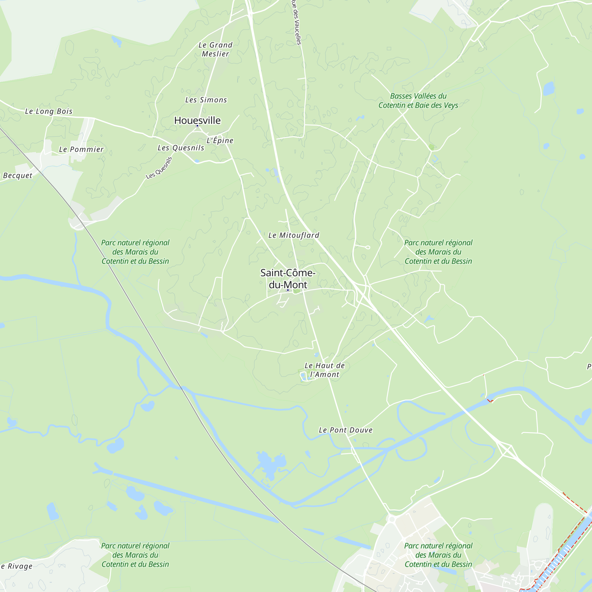 Gîte Le Clos du Mont map