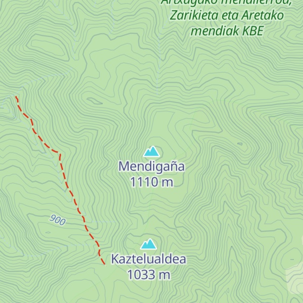 Map of Mendigaña