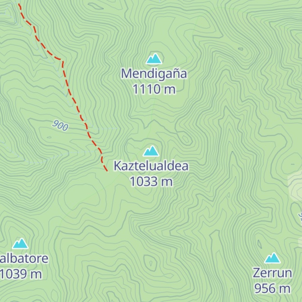 Map of Kaztelualdea