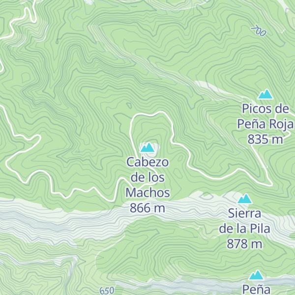 Map of Cabezo de los Machos