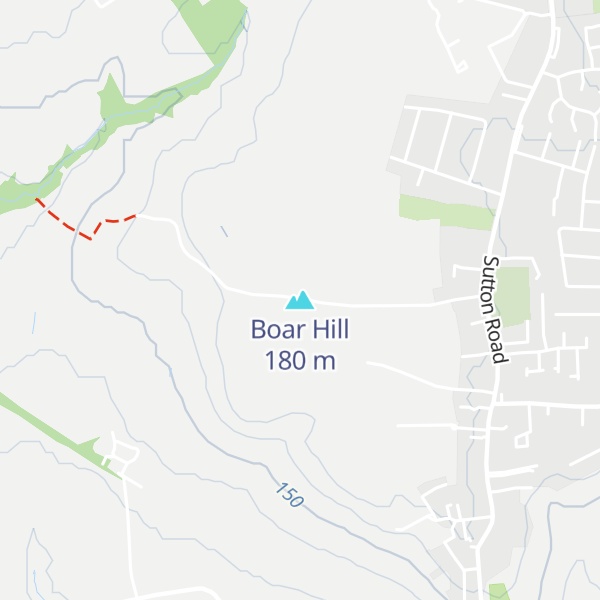 Map of Boar Hill