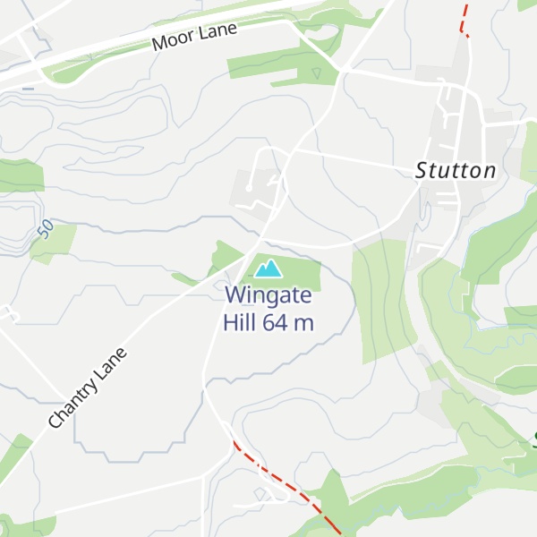 Map of Wingate Hill