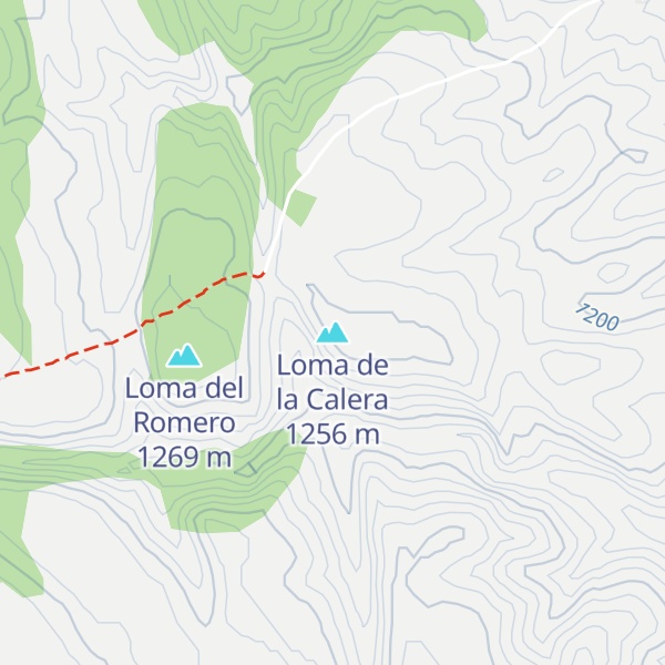 Map of Loma de la Calera