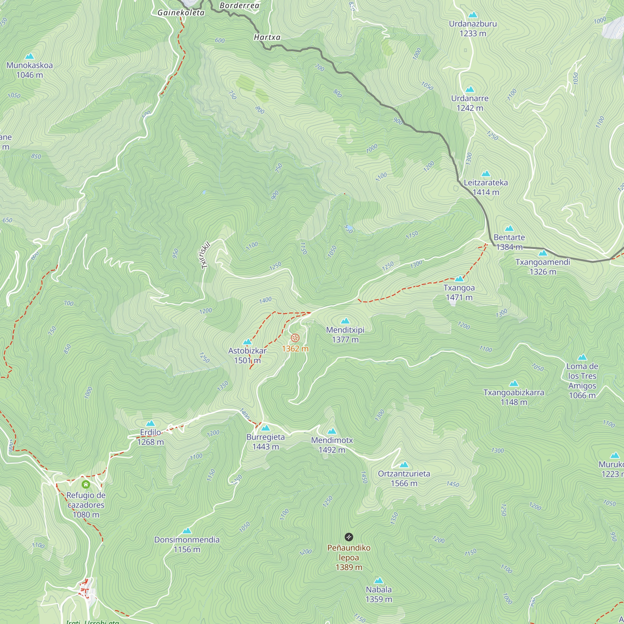 Izandorre map