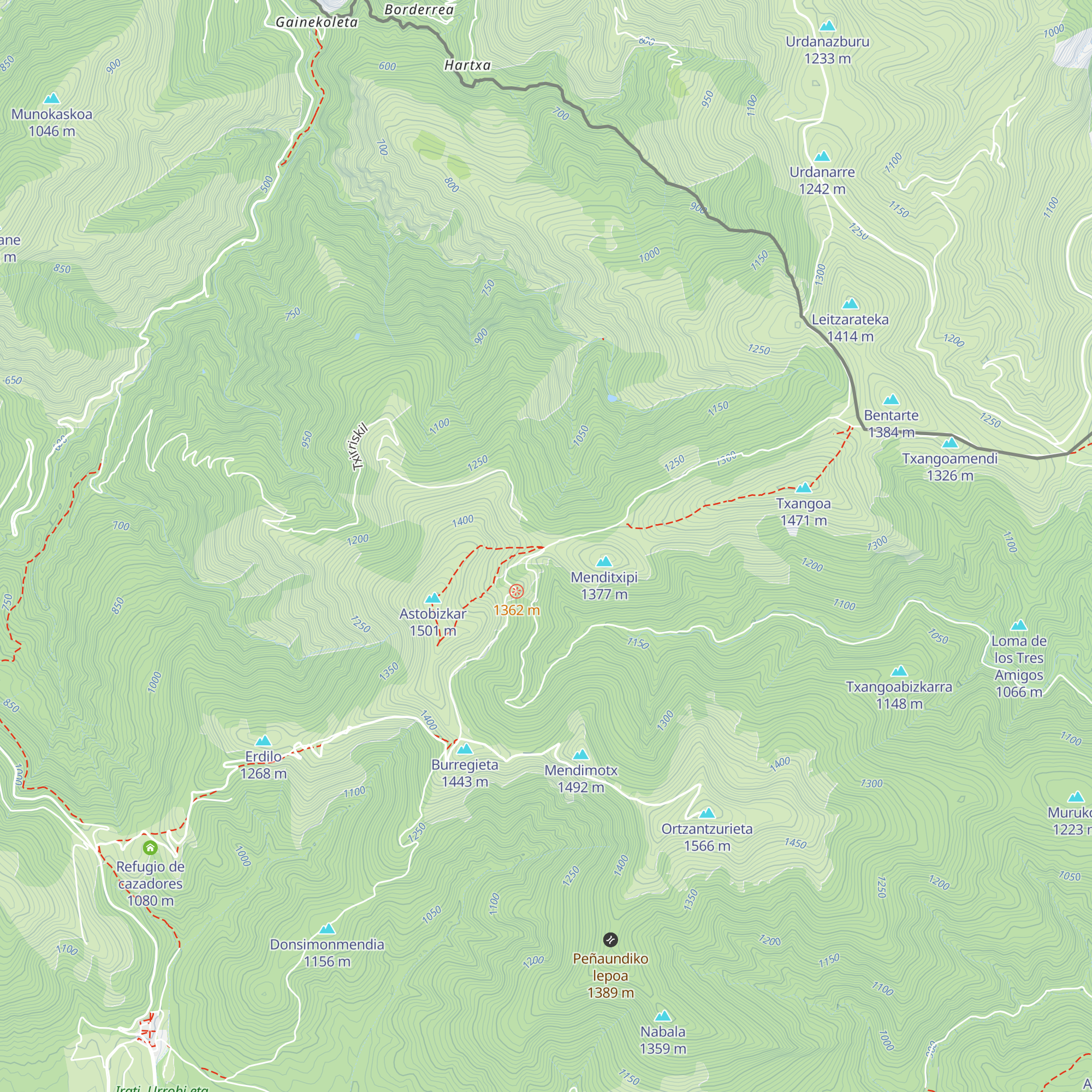 Izandorre map