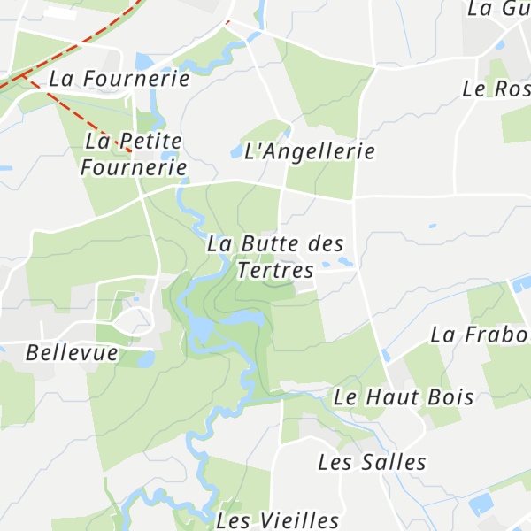 Map of La Butte des Tertres