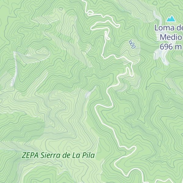 Map of Refugio Cerro de Pino de la Muela