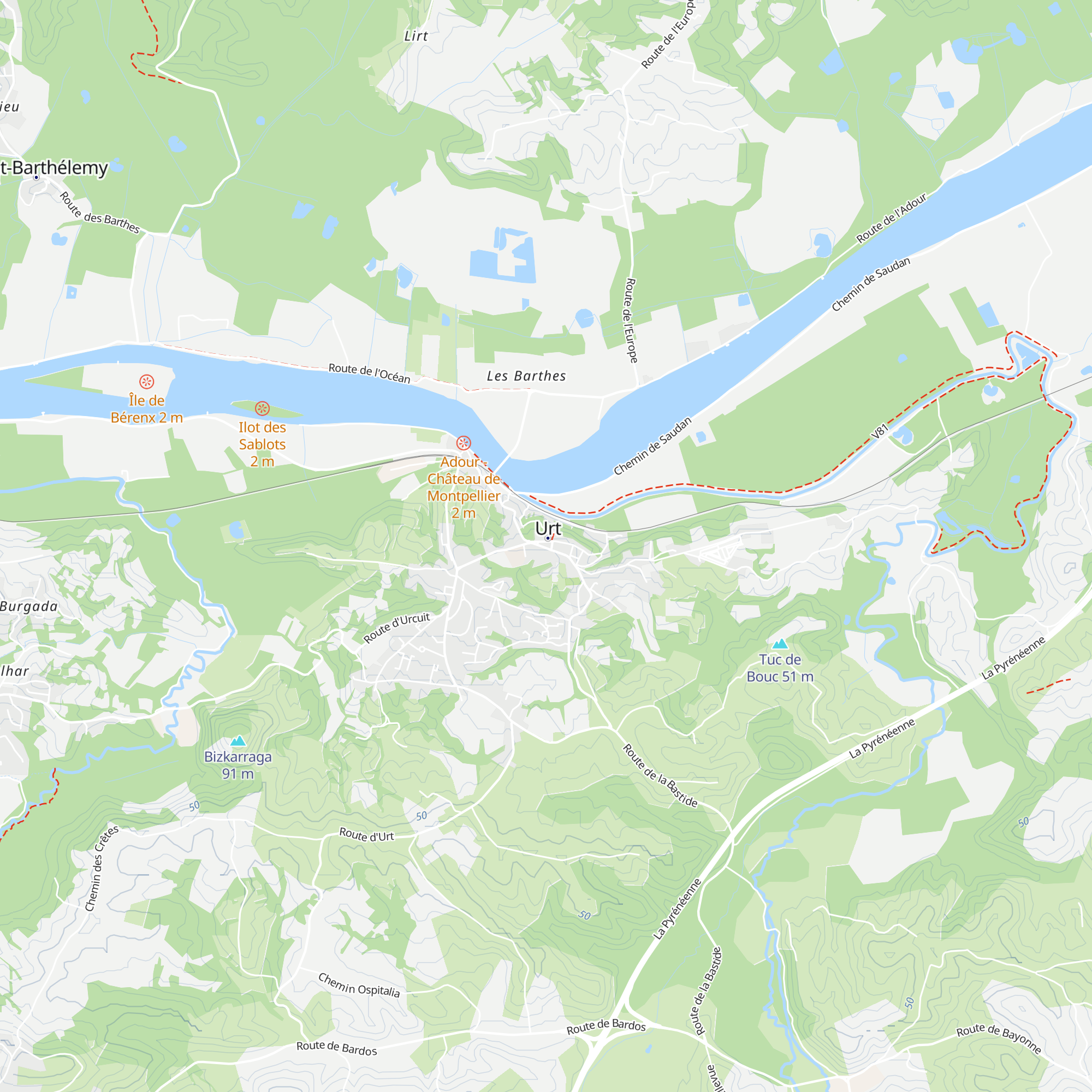 Office de Tourisme Pays Basque map