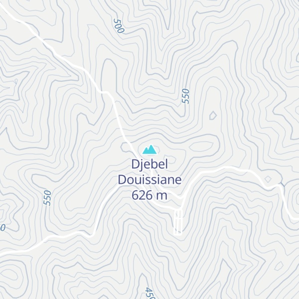 Map of Djebel Douissiane