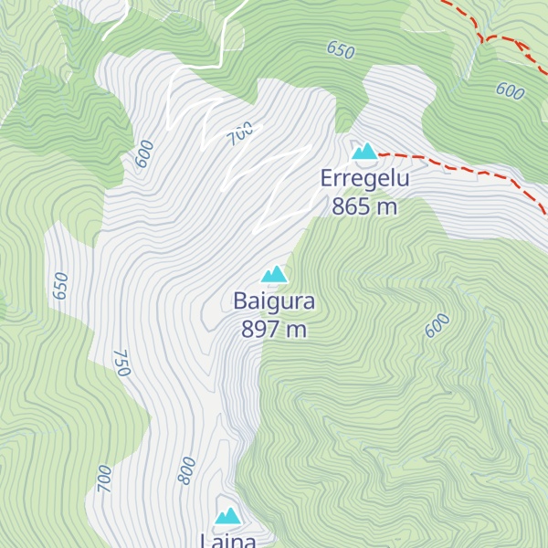 Map of Baigura