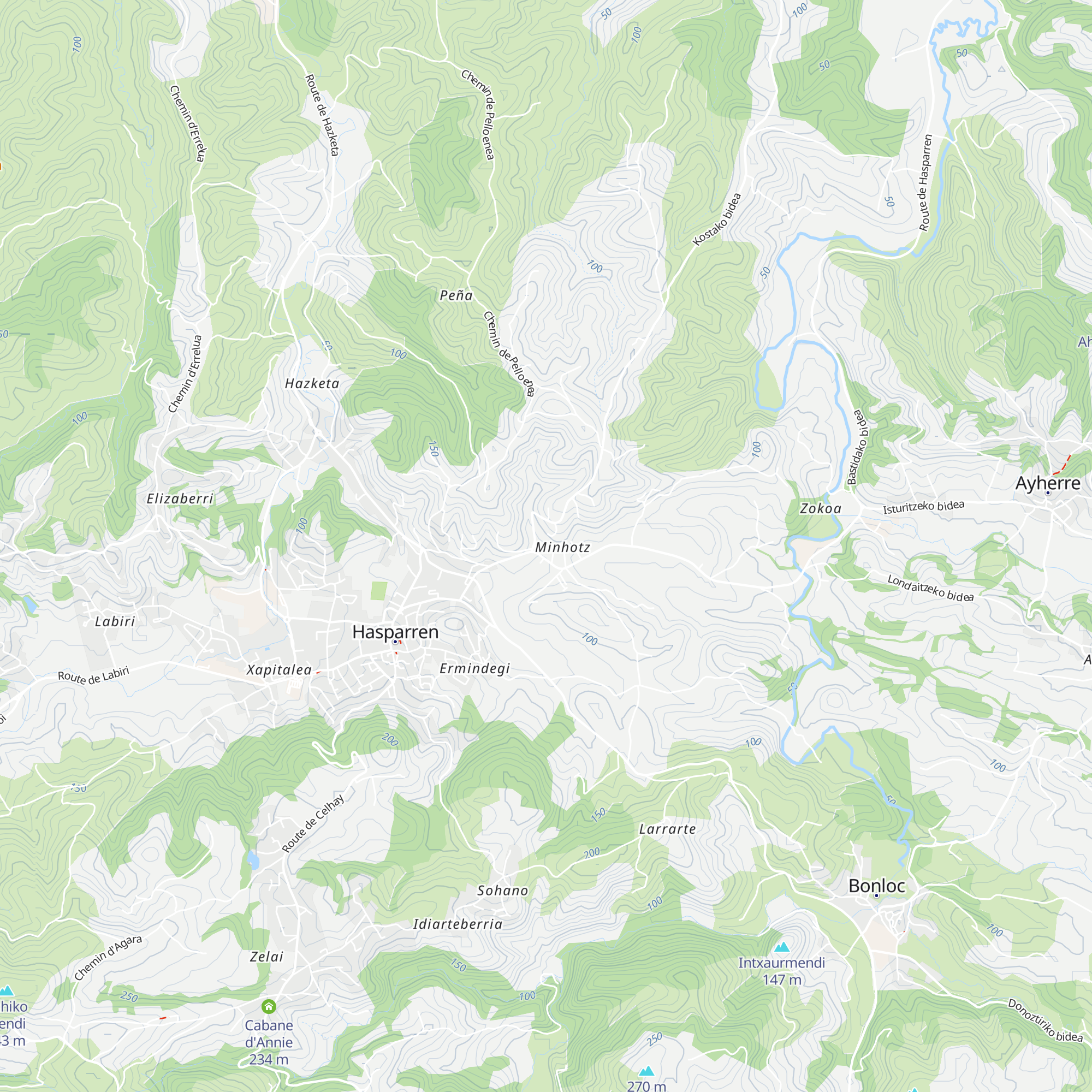 Gîte de M. et Mme Luberriaga Jean-Marie map