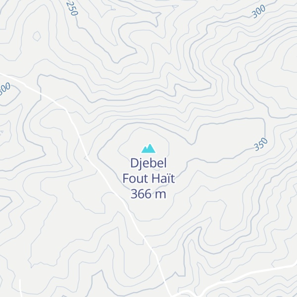 Map of Djebel Fout Haït