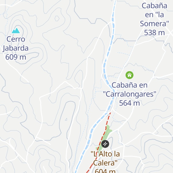 Map of Cabaña en "los Cabezuelos"
