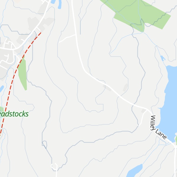 Map of Hunt's Hill