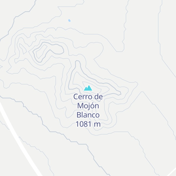 Map of Cerro de Mojón Blanco