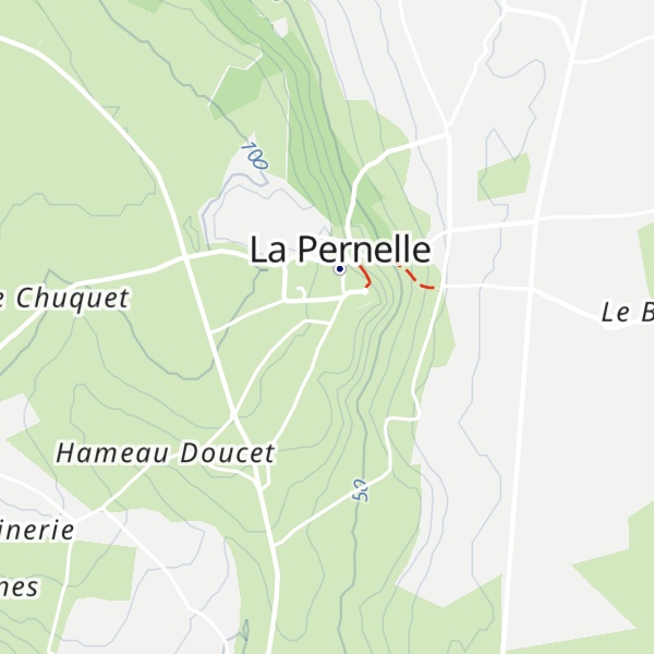 Map of Colline de La Pernelle