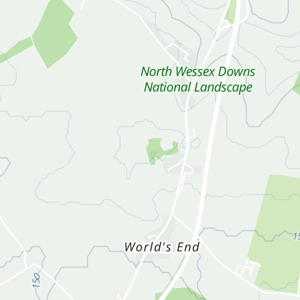 Map of Beedon Hill
