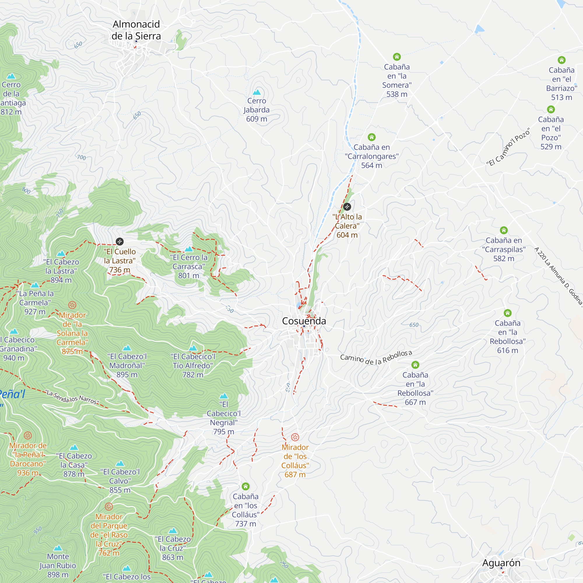 Cabaña en "Val de Villa" map