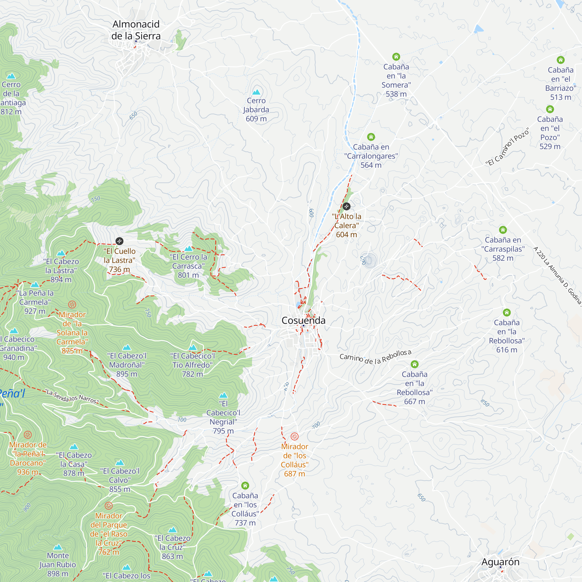 Cabaña en "Val de Villa" map