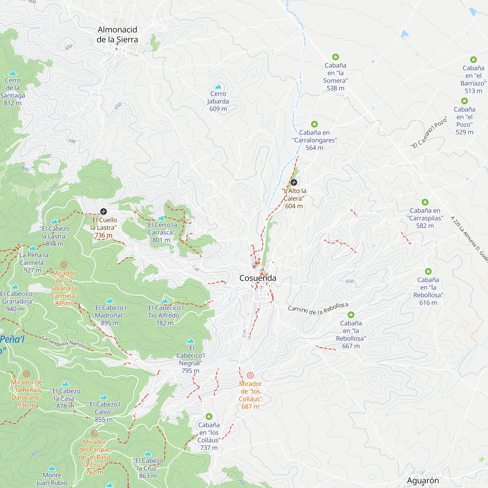 Cabaña en "Val de Villa" map
