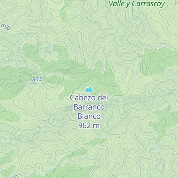 Map of Cabezo del Barranco Blanco