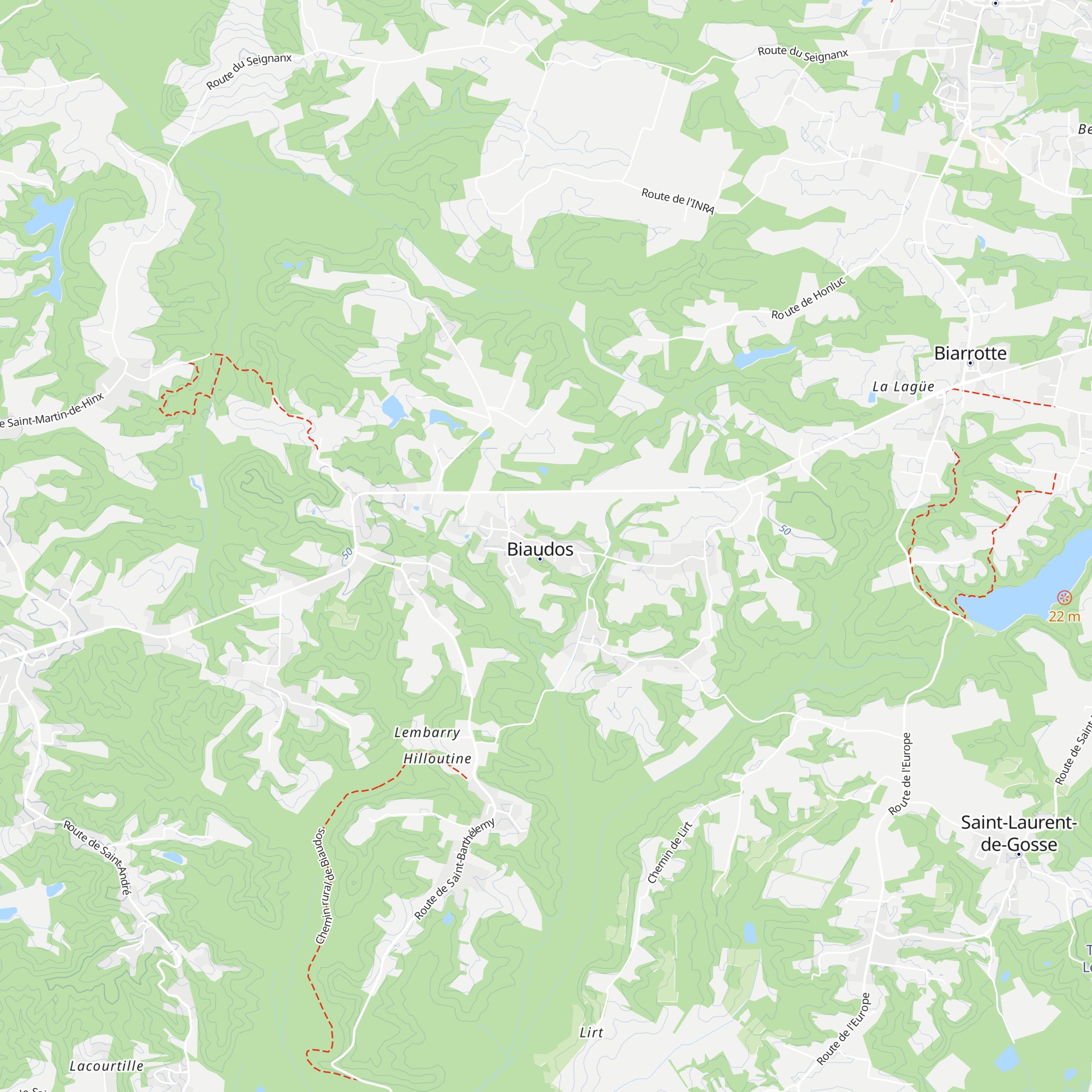 Gîte du Barbé map