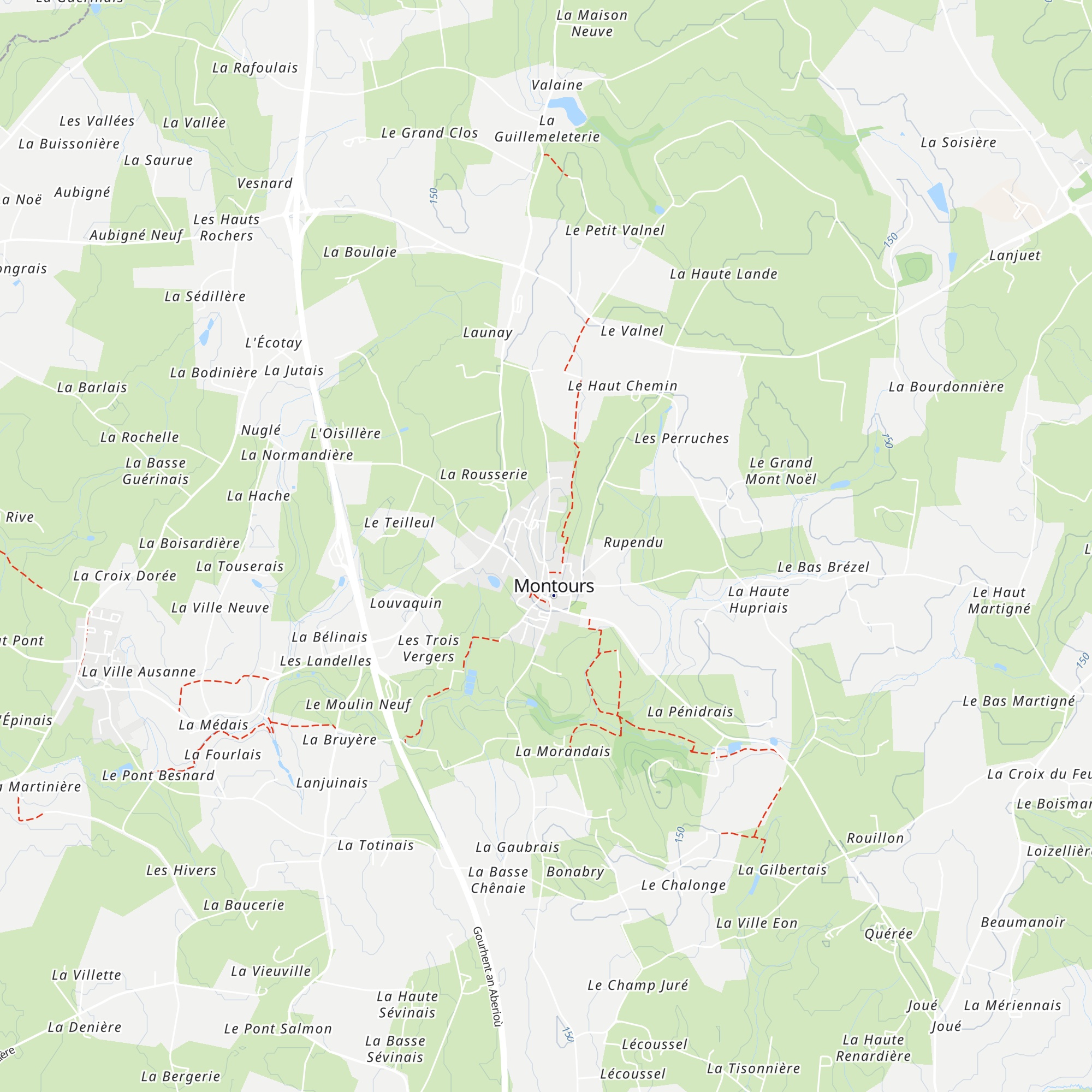 Gîte d'étape pour randonneurs map