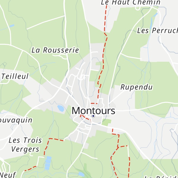 Map of Gîte d'étape pour randonneurs